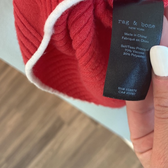 Rag & bone pink knit shirt small - Picture 7 of 7